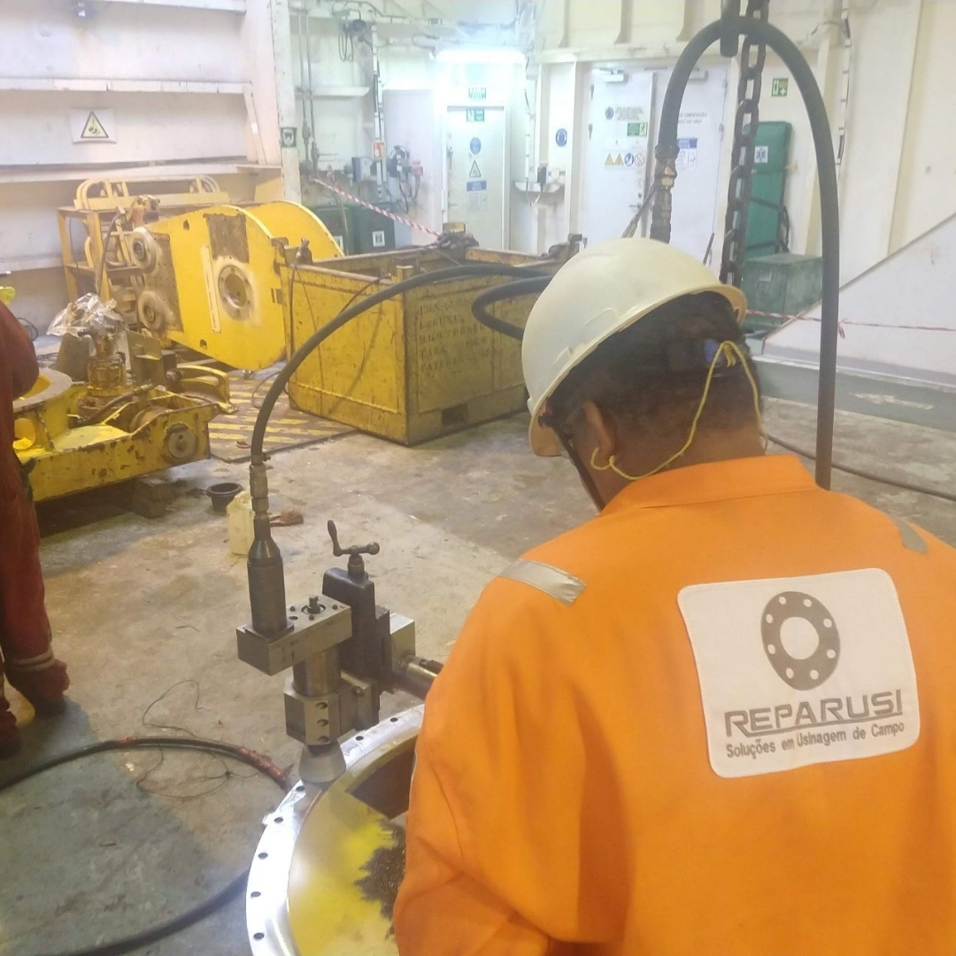 Reparusi - Soluções em usinagem de campo indutrial, petroleo, gás, textil